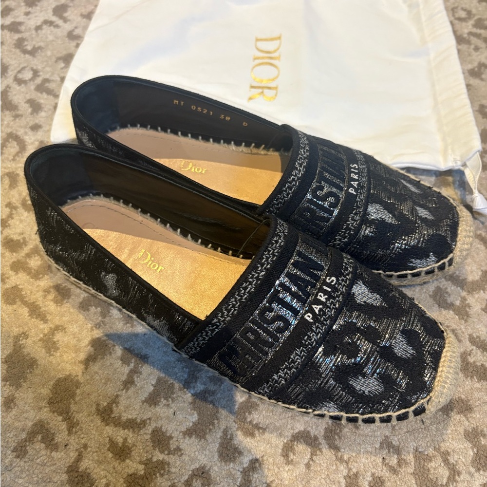 Dior Espadrilles  Mizza Lurex Print